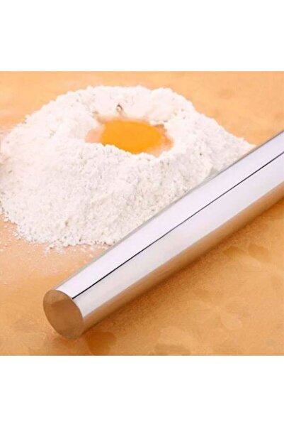 A NEW START Alüminyum Oklava Hamur Ve Yufka Açma Pratik (Paslanmaz) 2 Lİ SET ...