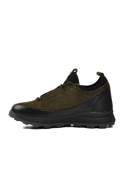 Pierre Cardin 10201 Ανδρικό αθλητικό παπούτσι από γνήσιο δέρμα χακί
