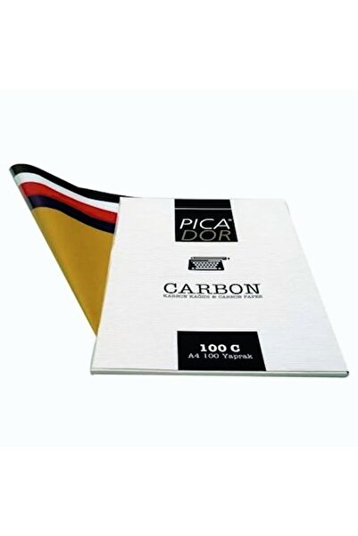 Picador CARBON PAPER KOPYA İÇİN KARBON KAĞIDI A4 BEYAZ 100 ADET SET
