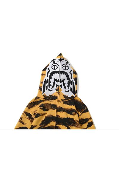 AXXAN 2 Thread Bape Cardigan - Raised Cotton, Tiger Camo Shark