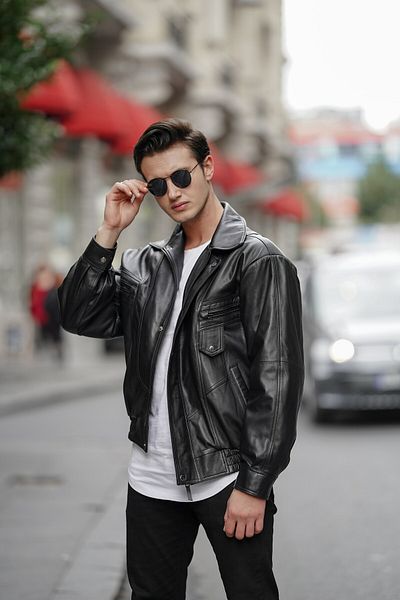 CE-YIL DERİ ÜRÜNLERİ OVERSIZE GENUINE LEATHER COAT