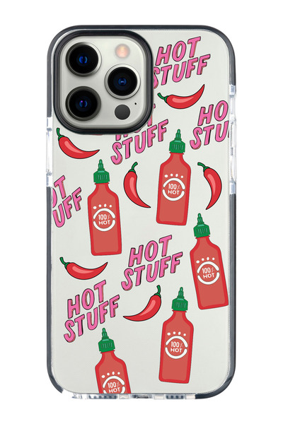 shoptocase Iphone 14 Pro Max Uyumlu Lens Korumalı Anti Shock Hot Stuff Tasarı...