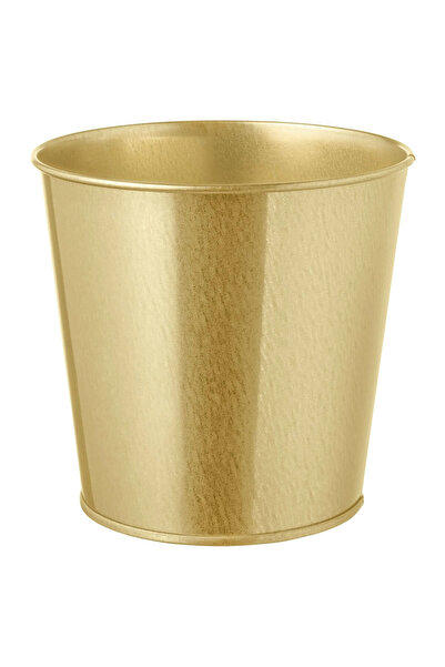 IKEA DAIDAI pirinç rengi 12 cm çelik saksı