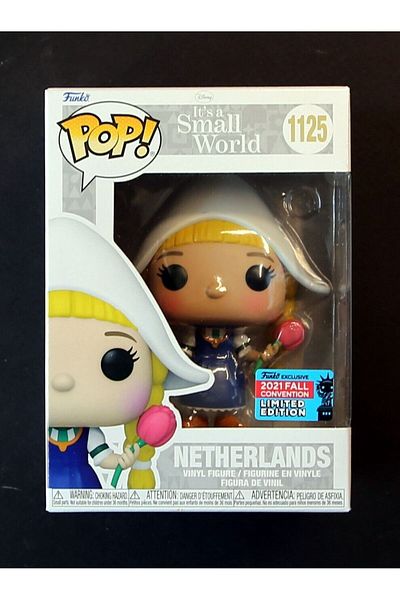 Funko Pop Disney Its A Small World-Netherlands #1125, Funko Exclus. 2021 FallCon Figure