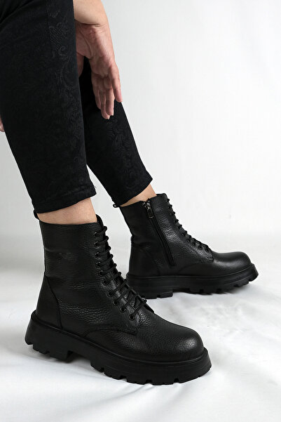 Bulls & Gulls Kadın Kısa Postal Bot Hakiki Deri