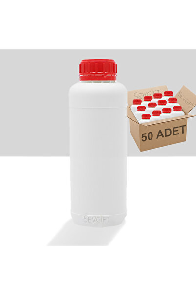 Sevgift Plastik Numune Saklama Şişesi 1000 ml Contalı, Kilitli Kapak - (Adet ...