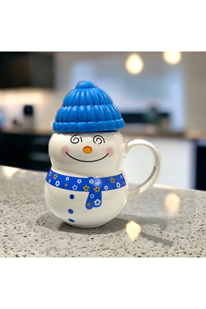 nesever store Yılbaşı Kupa Bardak Kardan Adam