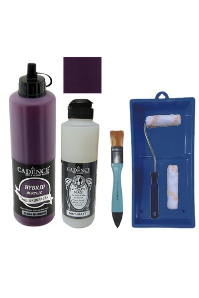 Cadence Mobilya Boyası-Cadence Multisurface H-064 Mürdüm 500Ml Ultimate Verni...