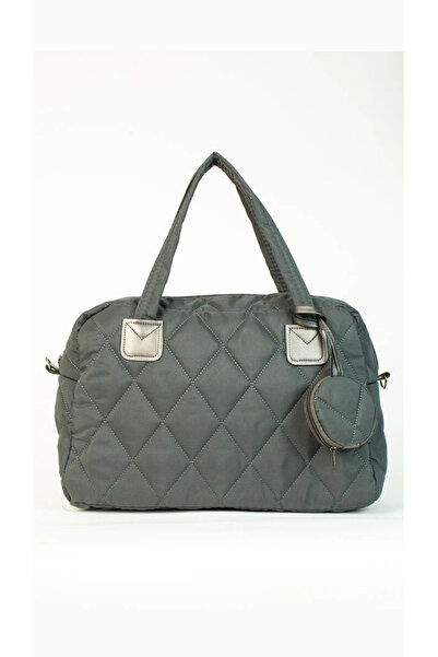 nulls Γυναικεία τσάντα χειρός και ώμου με πορτοφόλι με καπιτονέ σχέδιο και σχ...