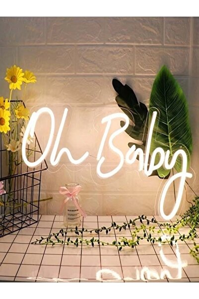 Extremmotif Oh Baby Neon Led Neon Tabela 40cmx20cm