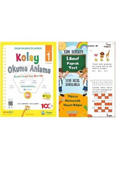 Üçgen Yayıncılık üçgen kolay okuma anlama + alakent yaprak test
