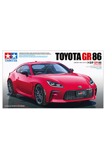TAMIYA 1/24 Toyota GR 86 Plastik Araba Maket Kiti, Demonte Hobi Seti