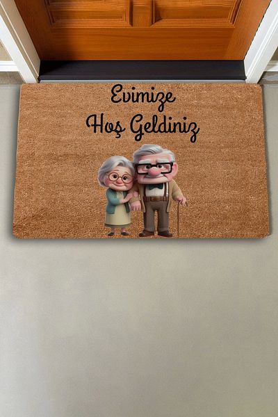 Valerine Life Cute Old Couple Welcome to Our Home Door Mat 45x70cm