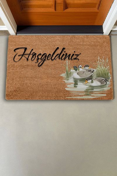 Valerine Life Wild Ducks and Reeds Welcome Door Mat 45x70cm