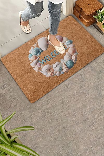 Valerine Life Welcome Door Mat with Seashells 45x70cm