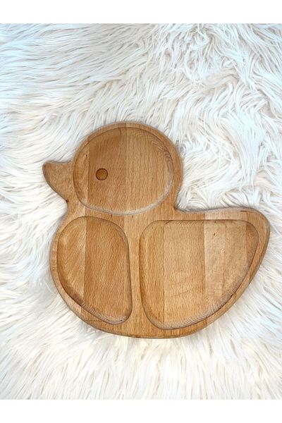 MSAY DUCK WOODEN PRESENTATION PLATE