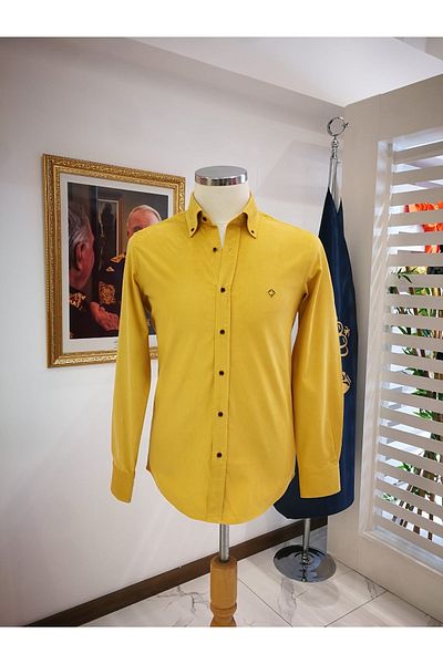 Paul Martin Canadian Yellow Velvet Shirt