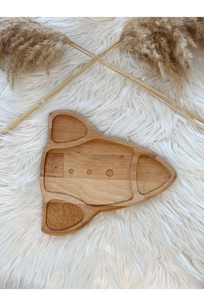 MSAY ROCKET WOODEN PRESENTATION PLATE SPECIAL FOR CHILDREN