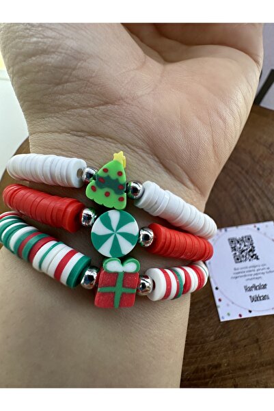 HARİKALAR DÜKKANI مجموعة أساور السنة الجديدة مكونة من 3 قطع