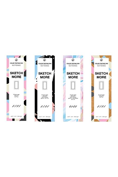 Poli Art Design مجموعة منصات ملونة مكونة من 4 قطع (مع براغي مثقوبة / 5 × 17 س...