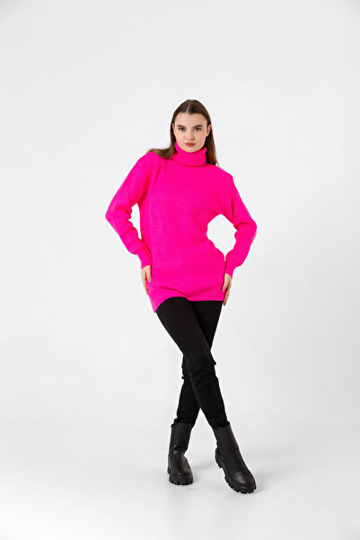 Benedetto Γυναικείο Μακρύ Πλεκτό Πουλόβερ Ψαράδικου Στυλ