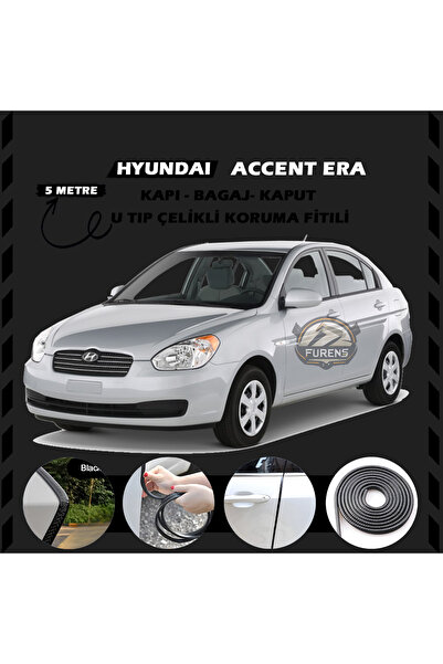 STS Oto Aksesuar Hyundai Accent Era Oto Araç Kapı Koruma Fitili 5metre Parlak...
