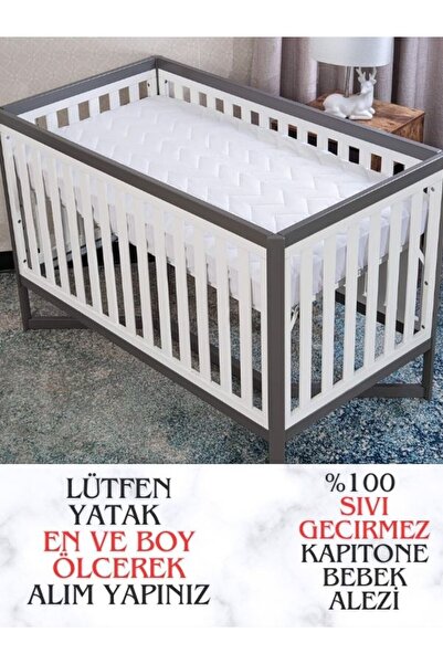 VESSİNOHOME Kapitone, Full Kenar Fitted, Su Ve Sıvı Geçirmez Pamuk Bebek Ve Ç...