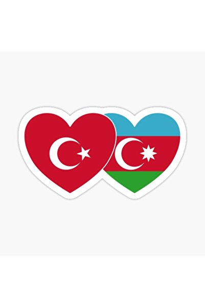 TSC Azerbaycan Azerbaijan 17 Cm Araba Sticker Etiket MD24