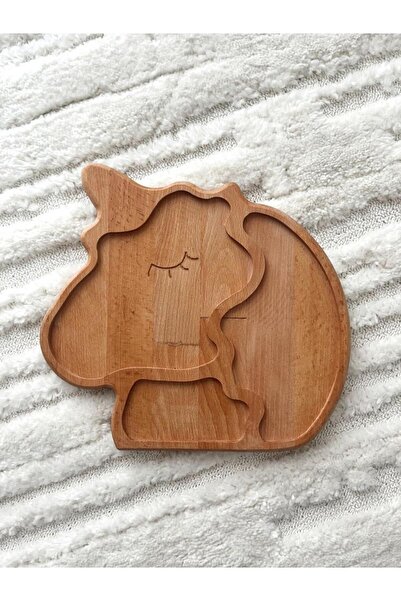 MSAY UNICORN WOODEN PRESENTATION PLATE