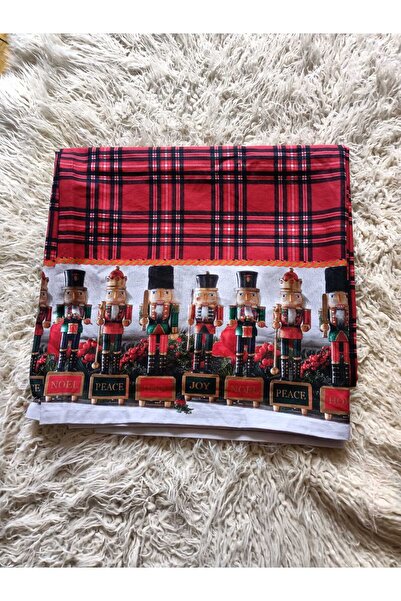 RAY TİCARET New Year's Tablecloth Lead Soldier Tablecloth
