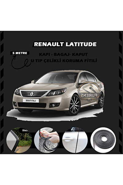 STS Oto Aksesuar Renault Latitude Oto Araç Kapı Koruma Fitili 5metre Parlak S...