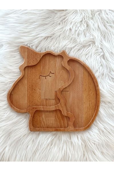 MSAY UNICORN WOODEN PRESENTATION PLATE
