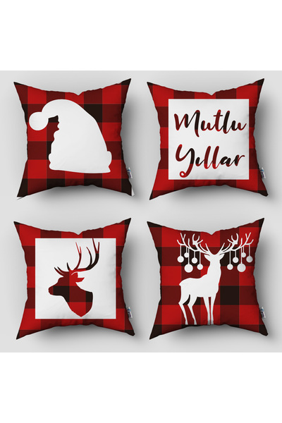 instababyrooms أغطية وسائد رمي مكونة من 4 قطع لمفهوم العام الجديد