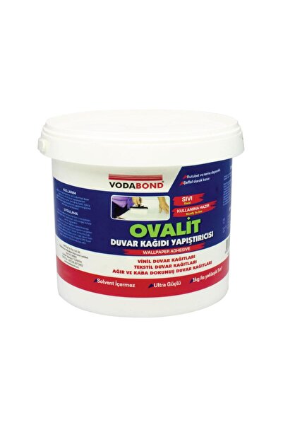 Vodabond Ovalit Hazır Duvar Kağıdı Yapıştırıcısı Sıvı - 3 kg.