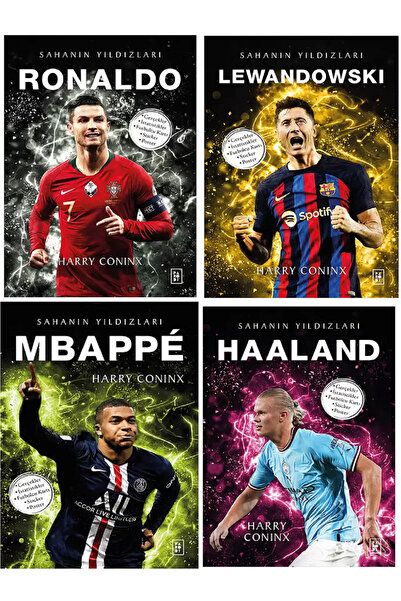 Parodi Yayınları Sahanın Yıldızları RONALDO - LEWANDOWSKI - MBAPPE - HAALAND ...
