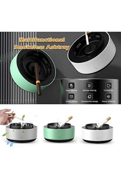 Genel Markalar Anti-Duman Akıllı Küllük Hava Temizleyici Küllük Kapalı Ortam ...