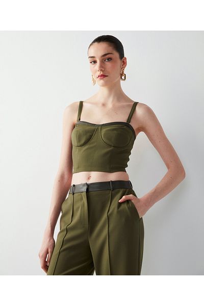 İpekyol Corset Look Crop Blouse