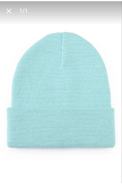 Nilbutik Unisex Folded Basic Beret Knitwear Autumn Winter