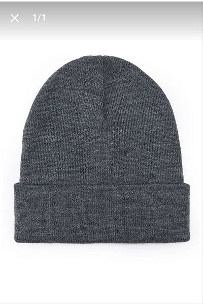 Nilbutik Unisex skládaný základní baret úplet podzim zima