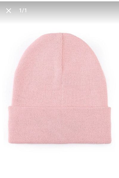 Nilbutik Unisex Folded Basic Beret Knitwear Autumn Winter
