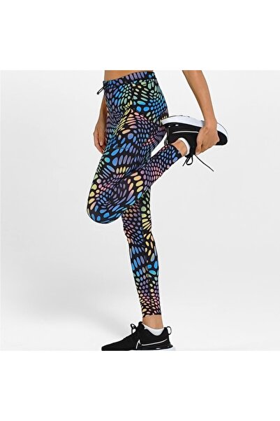 Nike Dri-Fit Run Division Printed Mid-Rise Kadın Koşu Taytı