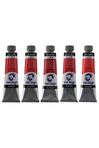 Art Tone Talens Van Gogh Yağlı Boya 40ml - Kırmızı Renk Tonları 5'li Set 2