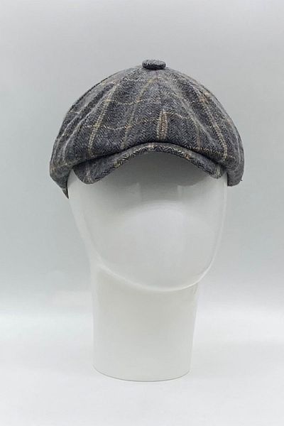 Hoppe Winter Stamped English Style 8-Piece Peaky Blinders Cap Hat