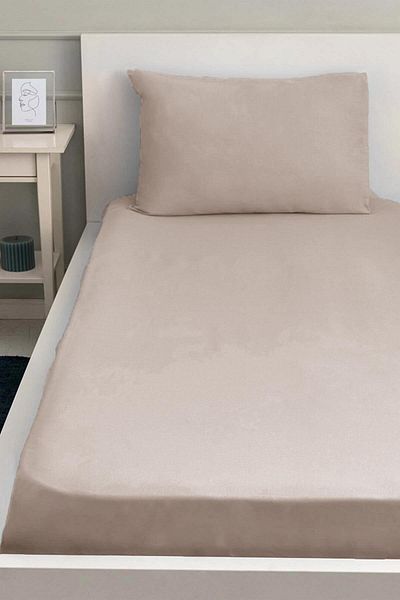 MERTİM Elastic Cotton Ranforce Fabric Sheet And Pillow Case