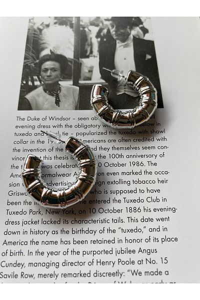 Pinery Jewels Women's Knuckle Hoop Earrings Pair