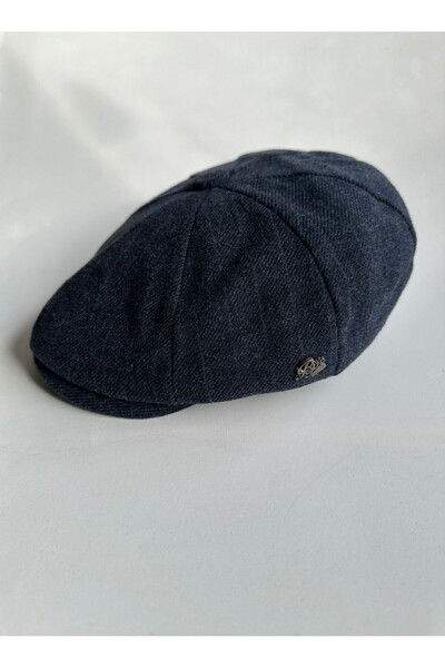 emybox İngiliz Stil Erkek Kaşe Dökümlü 8 Parça Kasket Peaky Blinders Model Yü...