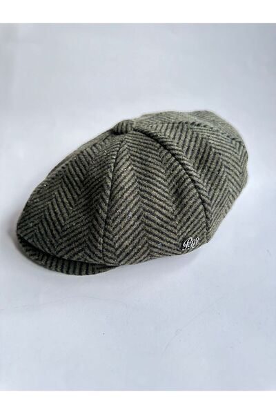 emybox İngiliz Stil Erkek Kaşe Dökümlü 8 Parça Kasket Peaky Blinders Model Yü...