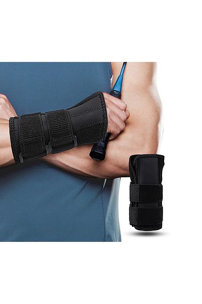 BELLFLEKSS 1 piece wrist support for carpal tunnel night support 3 metal