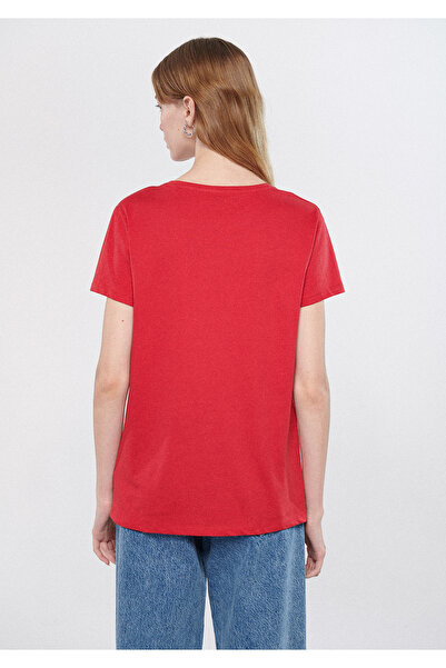 Mavi Cat Printed Red T-Shirt Slim Fit / Slim Fit 1611196-70471