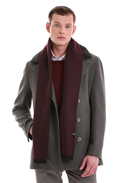 Hatemoğlu Black Plain Double Sided Thin Scarf